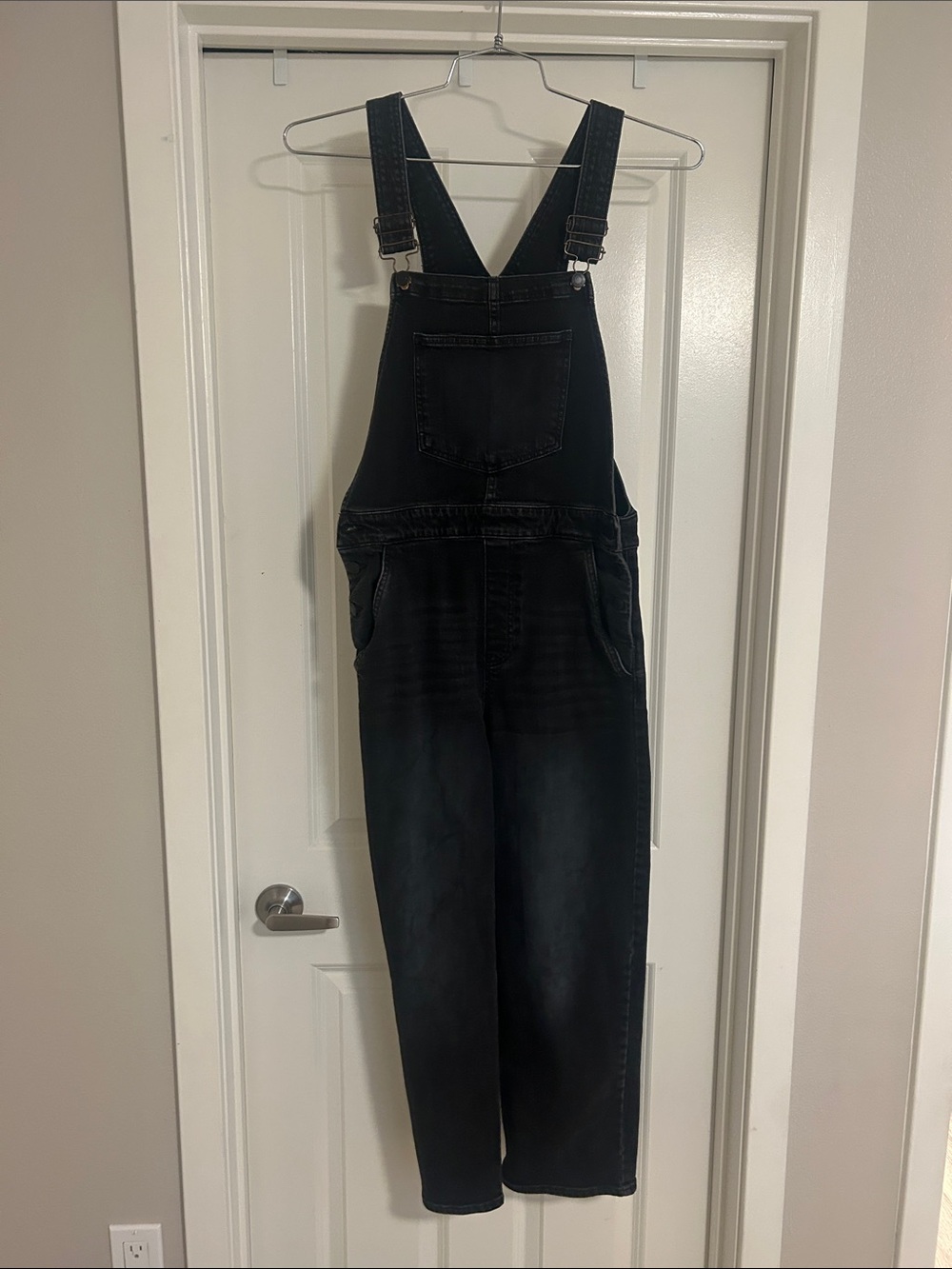 Women’s Free Assembly Black Denim Overalls